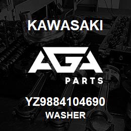 YZ9884104690 Kawasaki WASHER | AGA Parts