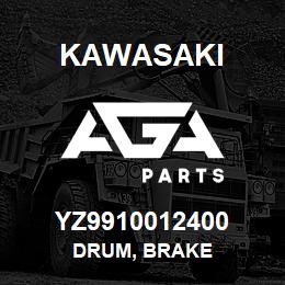 YZ9910012400 Kawasaki DRUM, BRAKE | AGA Parts