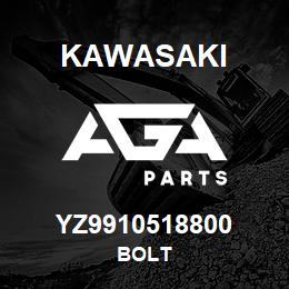 YZ9910518800 Kawasaki BOLT | AGA Parts