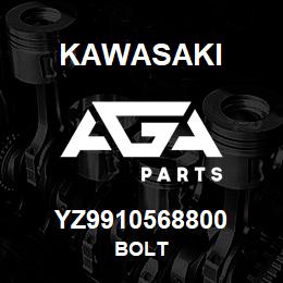 YZ9910568800 Kawasaki BOLT | AGA Parts