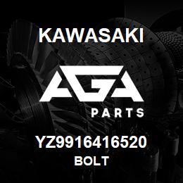 YZ9916416520 Kawasaki BOLT | AGA Parts