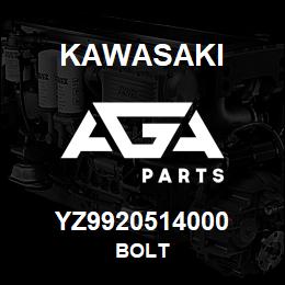 YZ9920514000 Kawasaki BOLT | AGA Parts