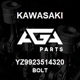 YZ9923514320 Kawasaki BOLT | AGA Parts