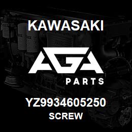 YZ9934605250 Kawasaki SCREW | AGA Parts