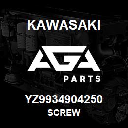 YZ9934904250 Kawasaki SCREW | AGA Parts