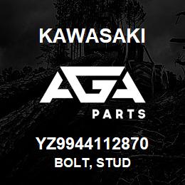 YZ9944112870 Kawasaki BOLT, STUD | AGA Parts