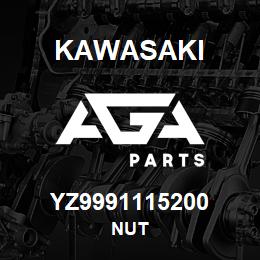 YZ9991115200 Kawasaki NUT | AGA Parts