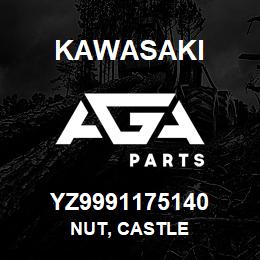 YZ9991175140 Kawasaki NUT, CASTLE | AGA Parts