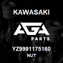 YZ9991175160 Kawasaki NUT | AGA Parts