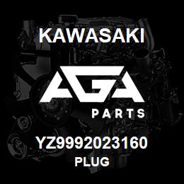 YZ9992023160 Kawasaki PLUG | AGA Parts