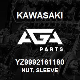 YZ9992161180 Kawasaki NUT, SLEEVE | AGA Parts