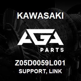 Z05D0059L001 Kawasaki SUPPORT, LINK | AGA Parts