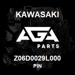 Z06D0029L000 Kawasaki PIN | AGA Parts