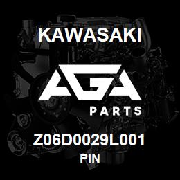 Z06D0029L001 Kawasaki PIN | AGA Parts