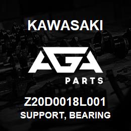 Z20D0018L001 Kawasaki SUPPORT, BEARING | AGA Parts