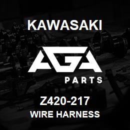 Z420-217 Kawasaki WIRE HARNESS | AGA Parts