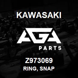 Z973069 Kawasaki RING, SNAP | AGA Parts