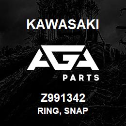 Z991342 Kawasaki RING, SNAP | AGA Parts