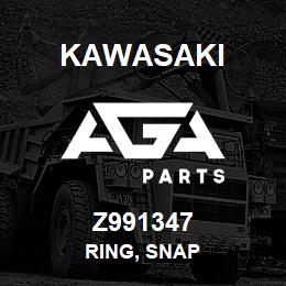 Z991347 Kawasaki RING, SNAP | AGA Parts