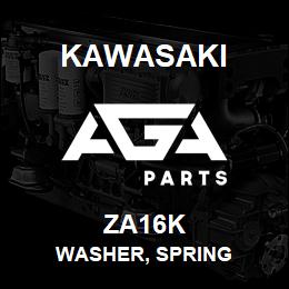 ZA16K Kawasaki WASHER, SPRING | AGA Parts