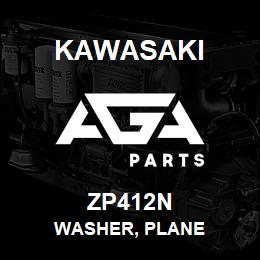 ZP412N Kawasaki WASHER, PLANE | AGA Parts