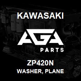 ZP420N Kawasaki WASHER, PLANE | AGA Parts