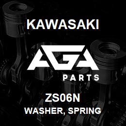 ZS06N Kawasaki WASHER, SPRING | AGA Parts