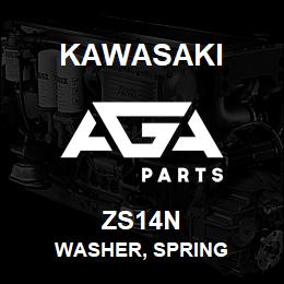 ZS14N Kawasaki WASHER, SPRING | AGA Parts