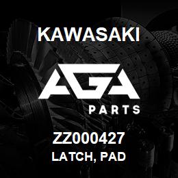 ZZ000427 Kawasaki LATCH, PAD | AGA Parts