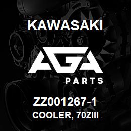 ZZ001267-1 Kawasaki COOLER, 70ZIII | AGA Parts