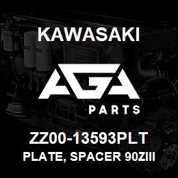 ZZ00-13593PLT Kawasaki PLATE, SPACER 90ZIII PARKBRAKE | AGA Parts