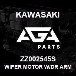 ZZ002545S Kawasaki WIPER MOTOR W/DR ARM | AGA Parts