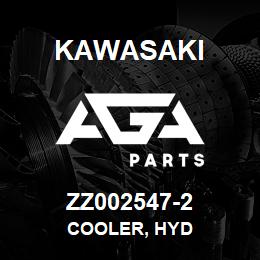 ZZ002547-2 Kawasaki COOLER, HYD | AGA Parts