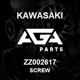 ZZ002617 Kawasaki SCREW | AGA Parts