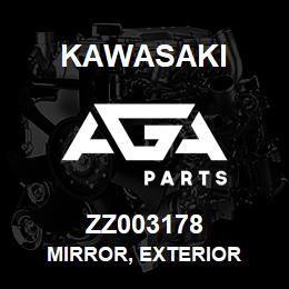 ZZ003178 Kawasaki MIRROR, EXTERIOR | AGA Parts