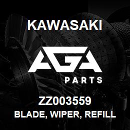 ZZ003559 Kawasaki BLADE, WIPER, REFILL 60ZII | AGA Parts