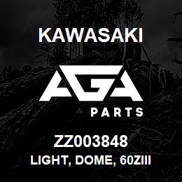 ZZ003848 Kawasaki LIGHT, DOME, 60ZIII | AGA Parts