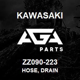 ZZ090-223 Kawasaki HOSE, DRAIN | AGA Parts