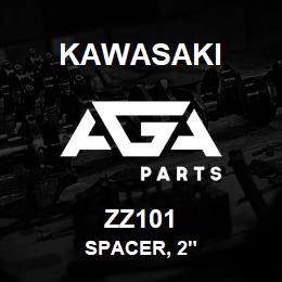 ZZ101 Kawasaki SPACER, 2" | AGA Parts