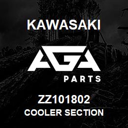 ZZ101802 Kawasaki COOLER SECTION | AGA Parts