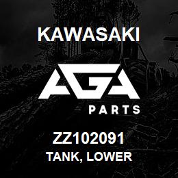 ZZ102091 Kawasaki TANK, LOWER | AGA Parts