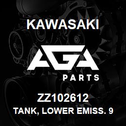 ZZ102612 Kawasaki TANK, LOWER EMISS. 95ZIV | AGA Parts