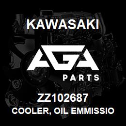 ZZ102687 Kawasaki COOLER, OIL EMMISSIONIZED | AGA Parts