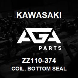 ZZ110-374 Kawasaki COIL, BOTTOM SEAL | AGA Parts