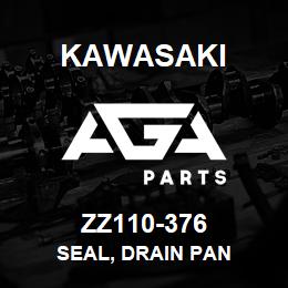 ZZ110-376 Kawasaki SEAL, DRAIN PAN | AGA Parts