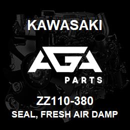 ZZ110-380 Kawasaki SEAL, FRESH AIR DAMPER | AGA Parts