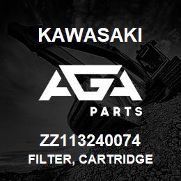 ZZ113240074 Kawasaki FILTER, CARTRIDGE | AGA Parts