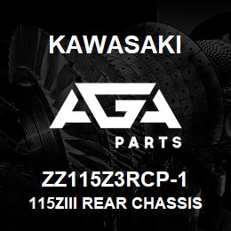 ZZ115Z3RCP-1 Kawasaki 115ZIII REAR CHASSIS REINFORCE | AGA Parts