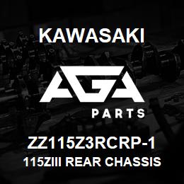 ZZ115Z3RCRP-1 Kawasaki 115ZIII REAR CHASSIS REINFORCE | AGA Parts