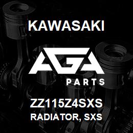 ZZ115Z4SXS Kawasaki RADIATOR, SXS | AGA Parts